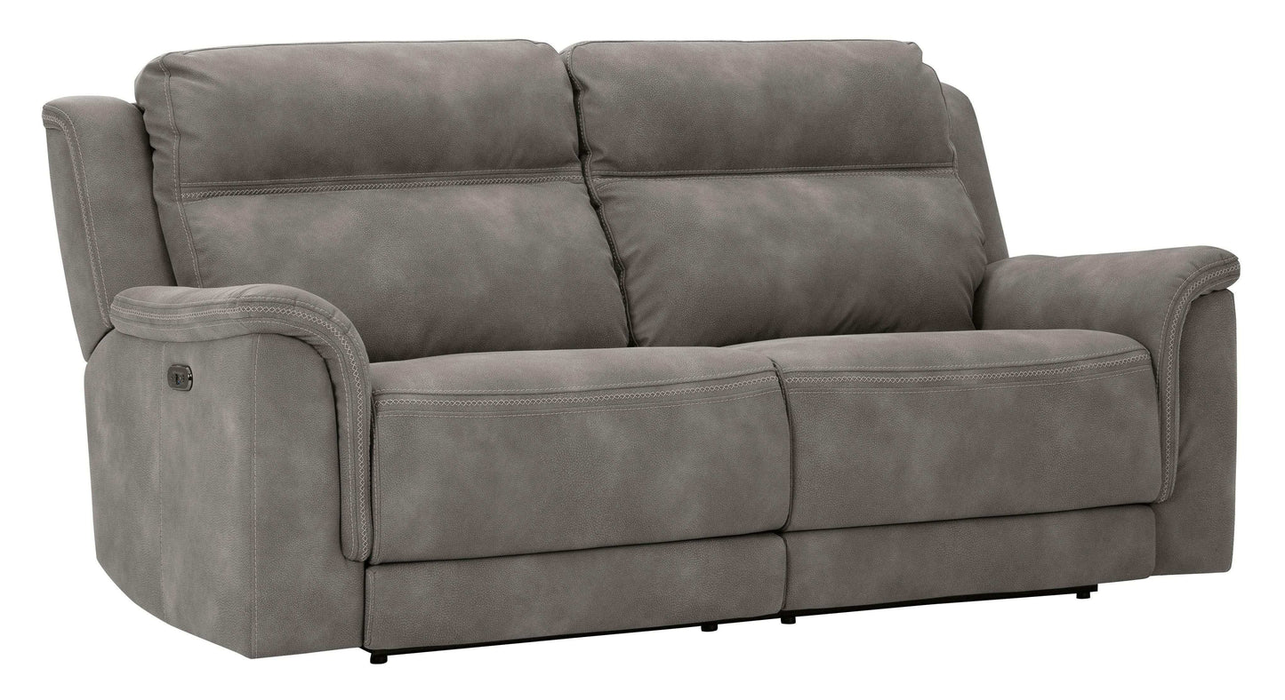 NextGen DuraPella Slate Power Reclining Sofa