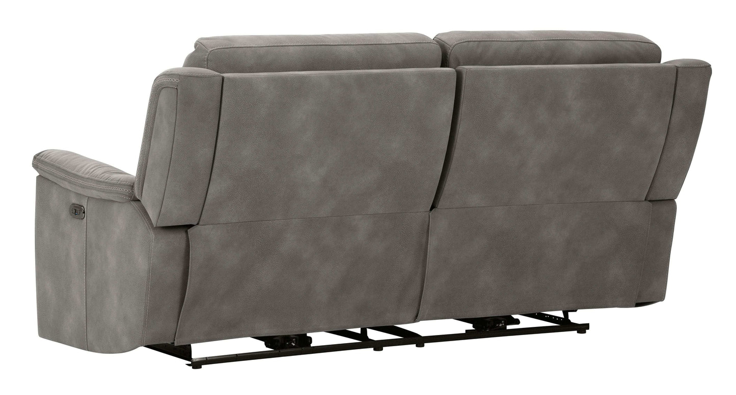 NextGen DuraPella Slate Power Reclining Sofa