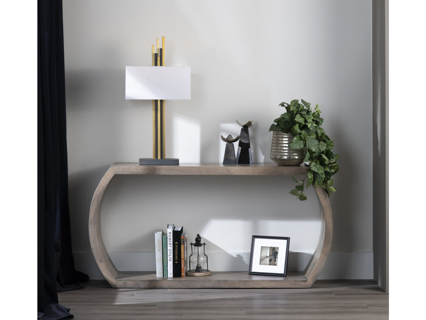Žønfinity Brown/Gray Console Table - Ornate Home