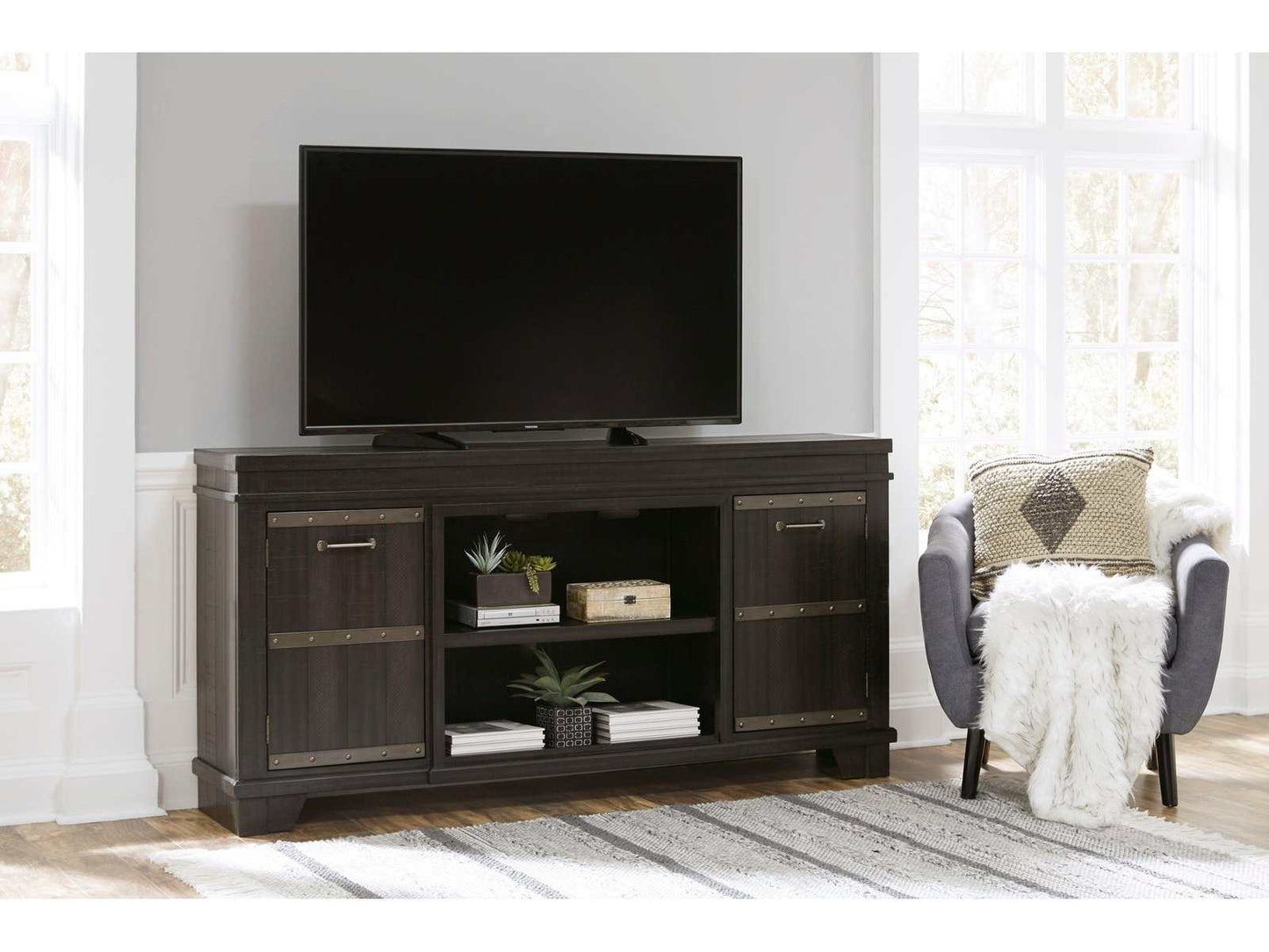 Noorbrook 72" TV Stand w/Fireplace Option