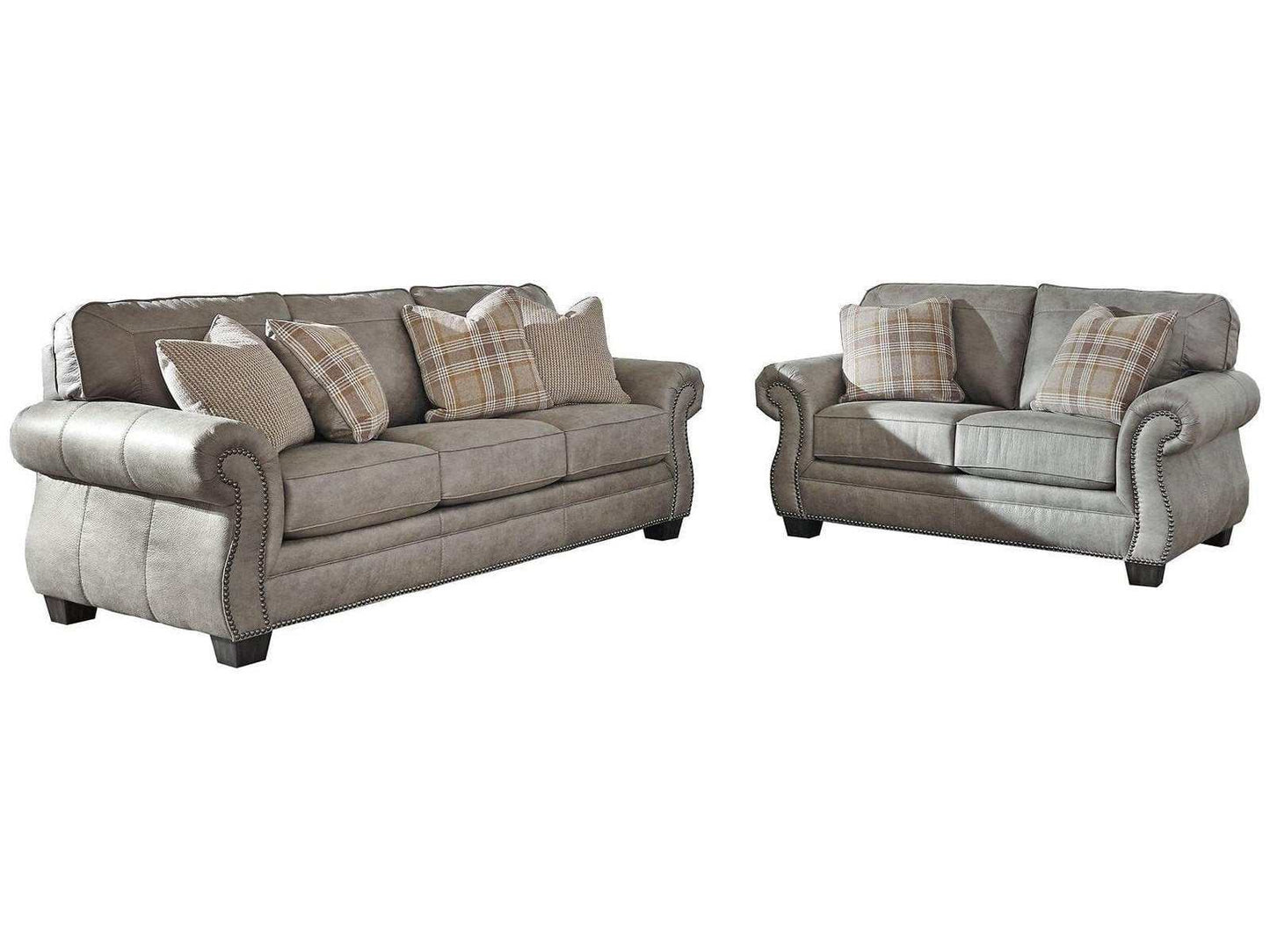 Olsberg Steel Living Room Set / 2pc