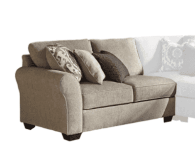 Pantomine 4pc Sectional w/ Armless Loveseat & LAF Cuddler