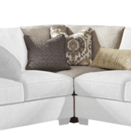 Pantomine 4pc Sectional w/ Armless Loveseat & LAF Cuddler