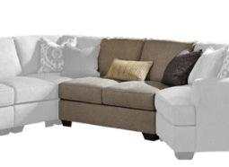 Pantomine 4pc Sectional w/ Armless Loveseat & RAF Cuddler