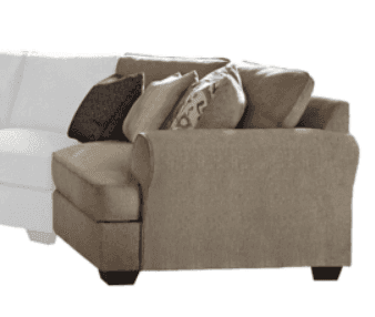 Pantomine 4pc Sectional w/ Armless Loveseat & RAF Cuddler