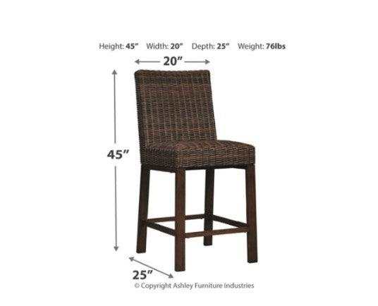 Paradise Trail Outdoor Bar Stool (Set of 2)