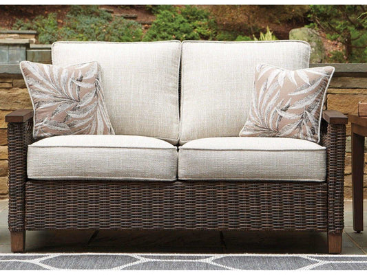 Paradise Trail Outdoor Loveseat w/ Cushion