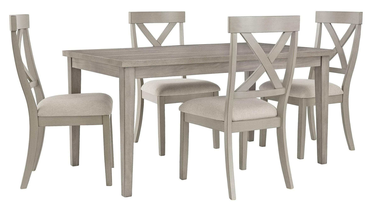 Parellen Gray Dining Room Set / 5pc