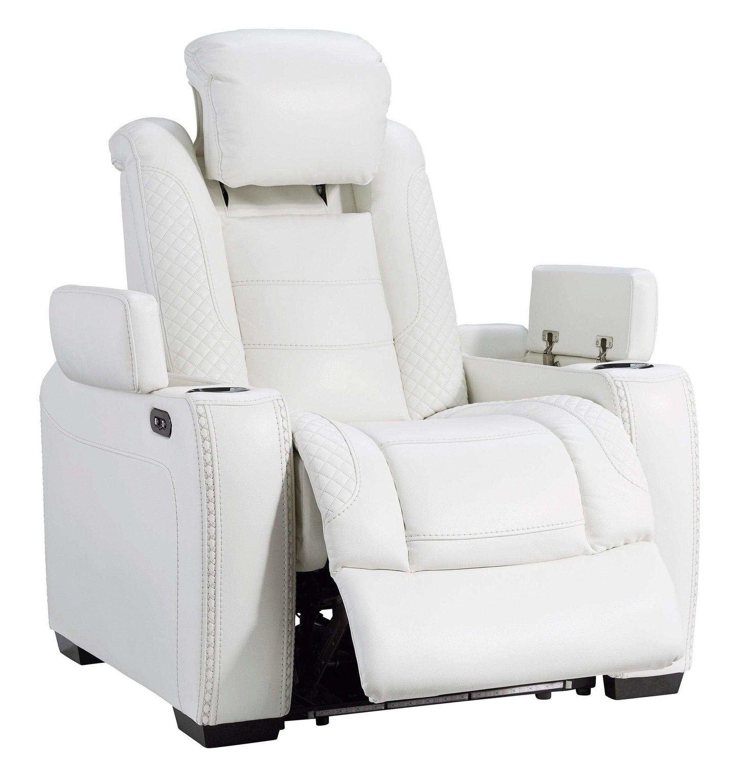 Party Time Midnight Power Recliner w/LED