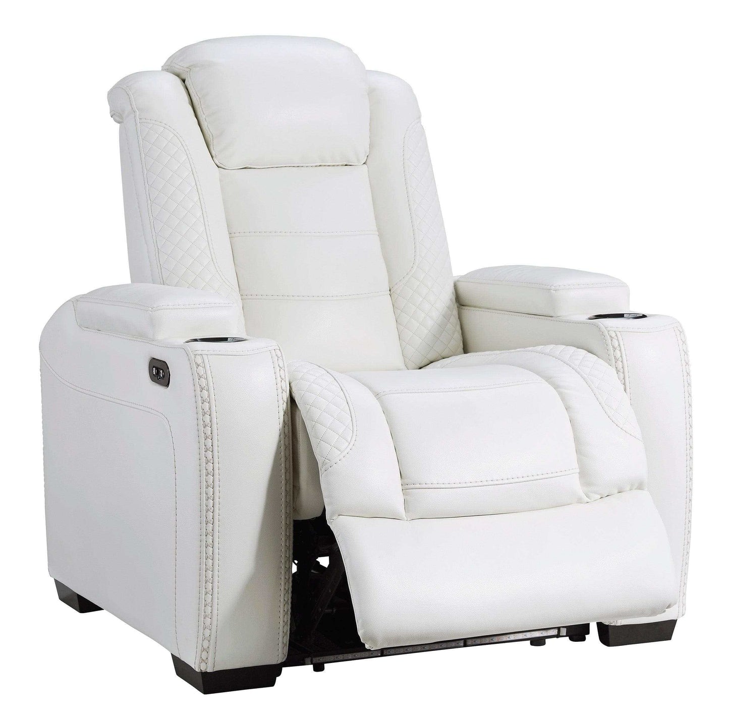 Party Time Midnight Power Recliner w/LED