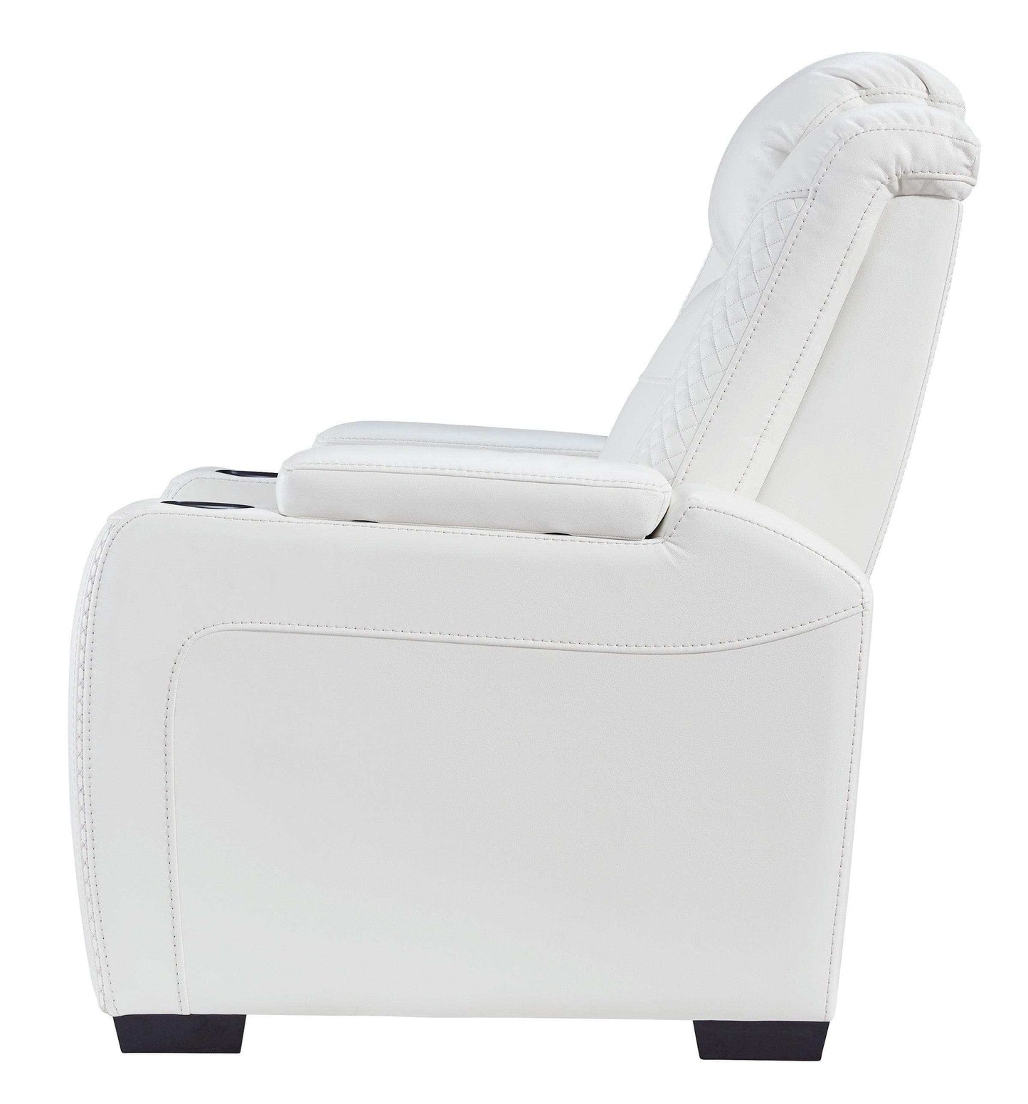 Party Time Midnight Power Recliner w/LED