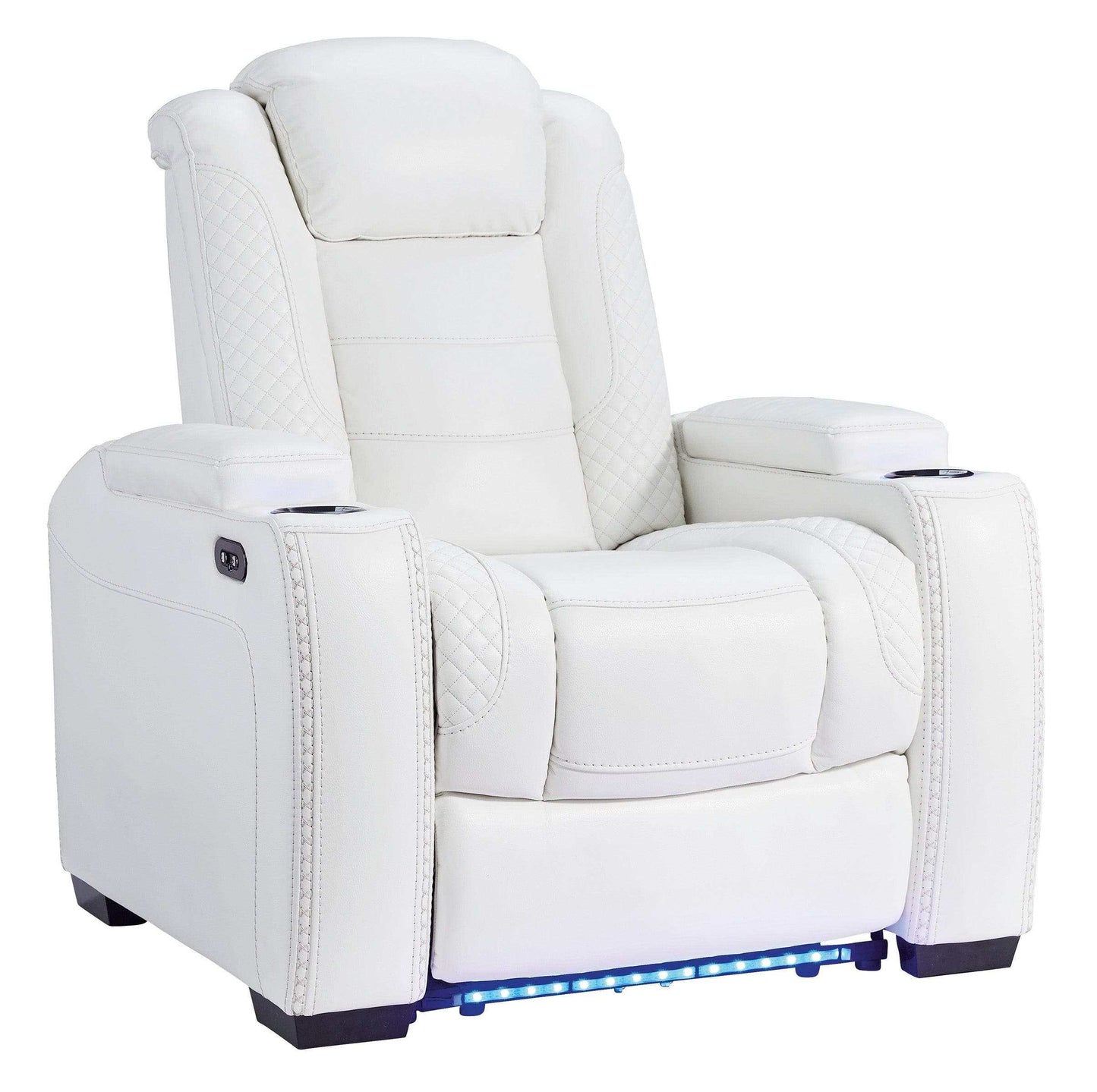 Party Time Midnight Power Recliner w/LED