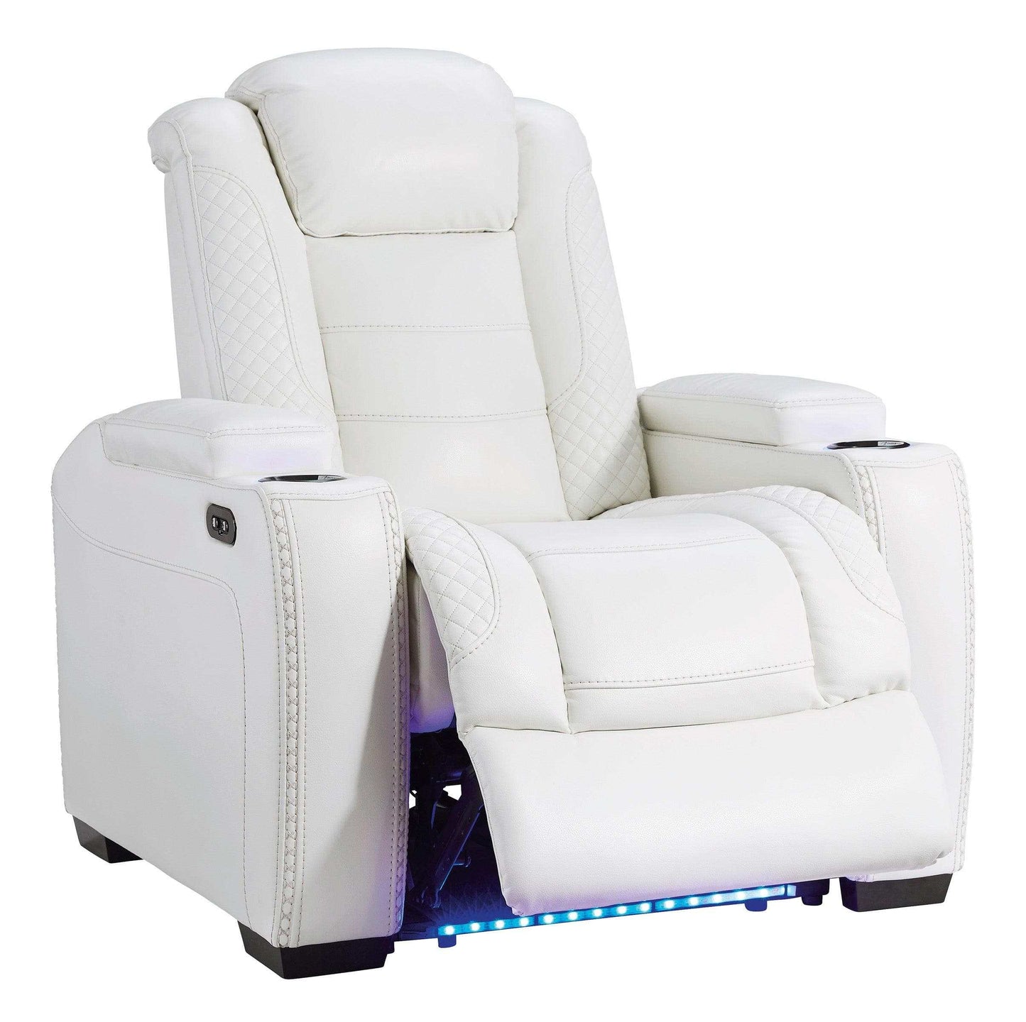 Party Time Midnight Power Recliner w/LED