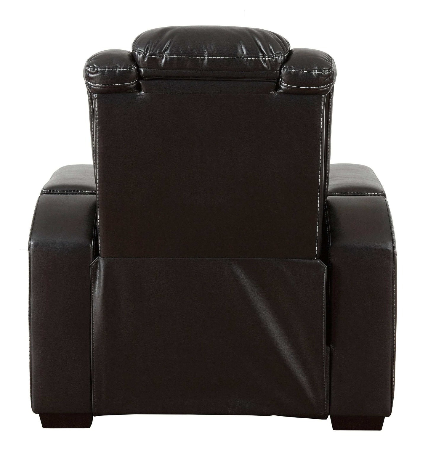 Party Time Midnight Power Recliner w/LED