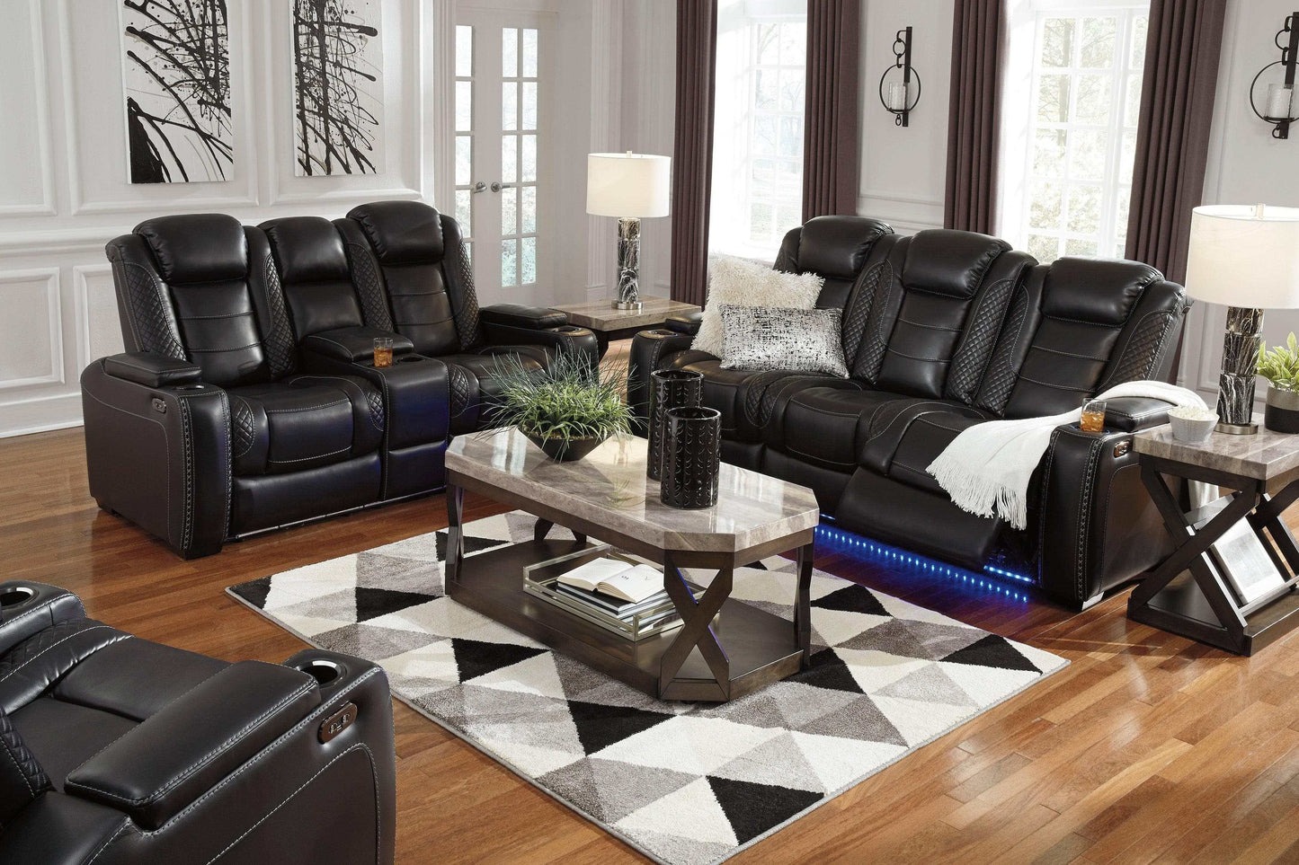 Party Time Power Reclining Living Room Set / 2pc