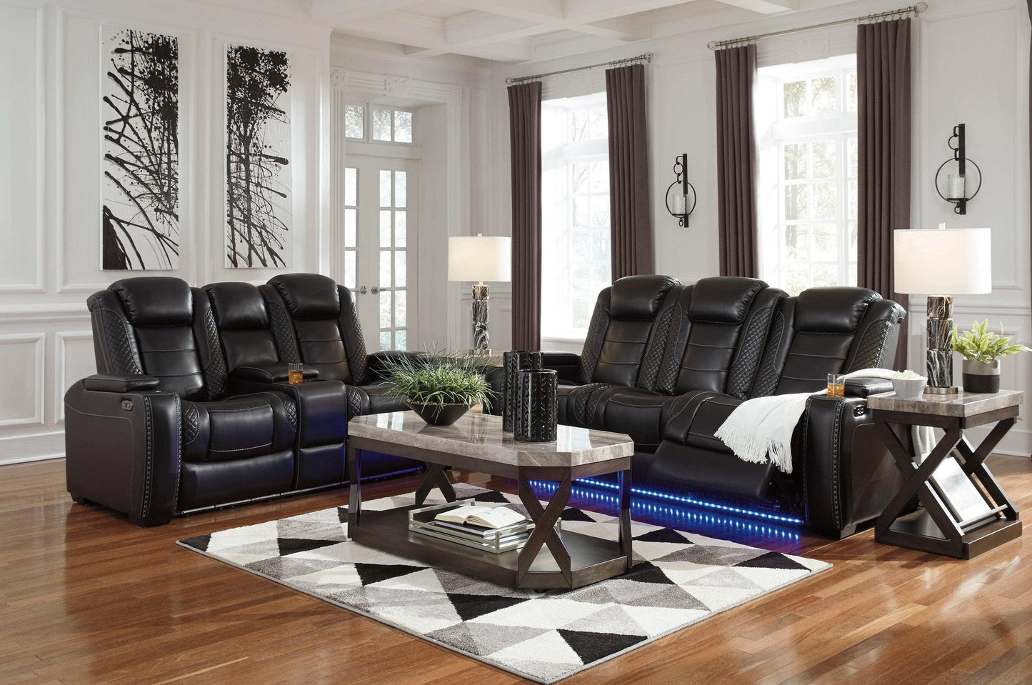 Party Time Power Reclining Living Room Set / 2pc