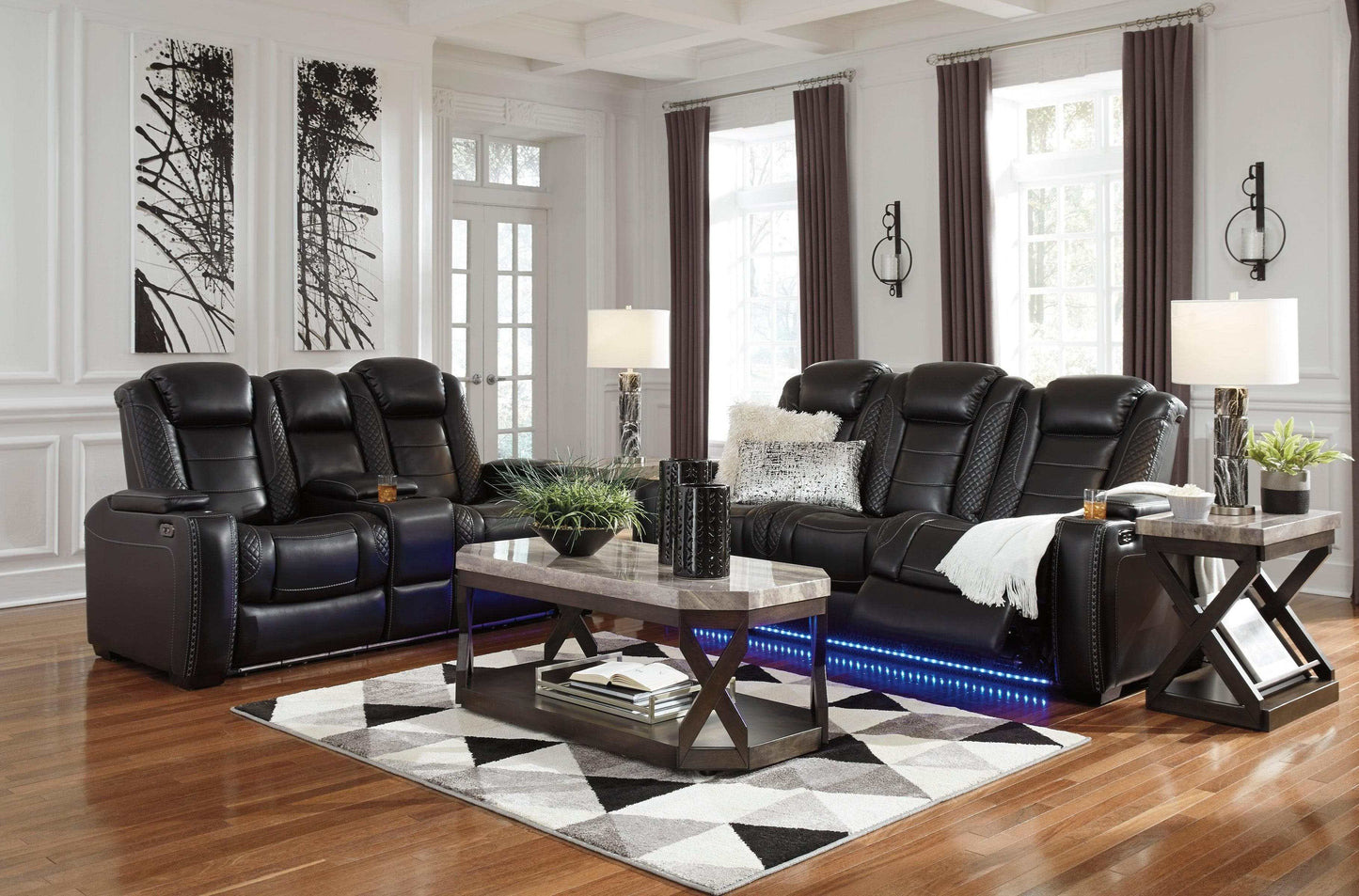 Party Time Power Reclining Living Room Set / 2pc