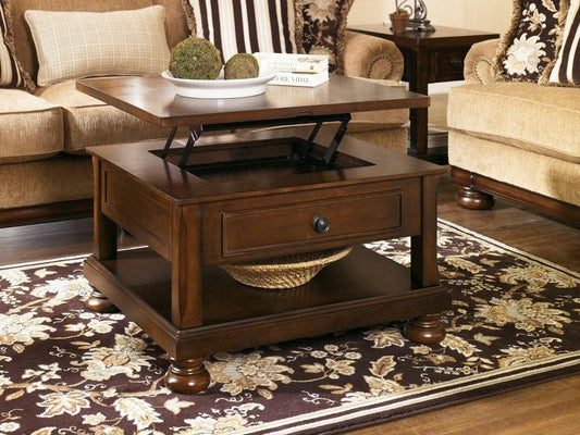 Porter Rustic Brown Coffee Table w/ Lift Top