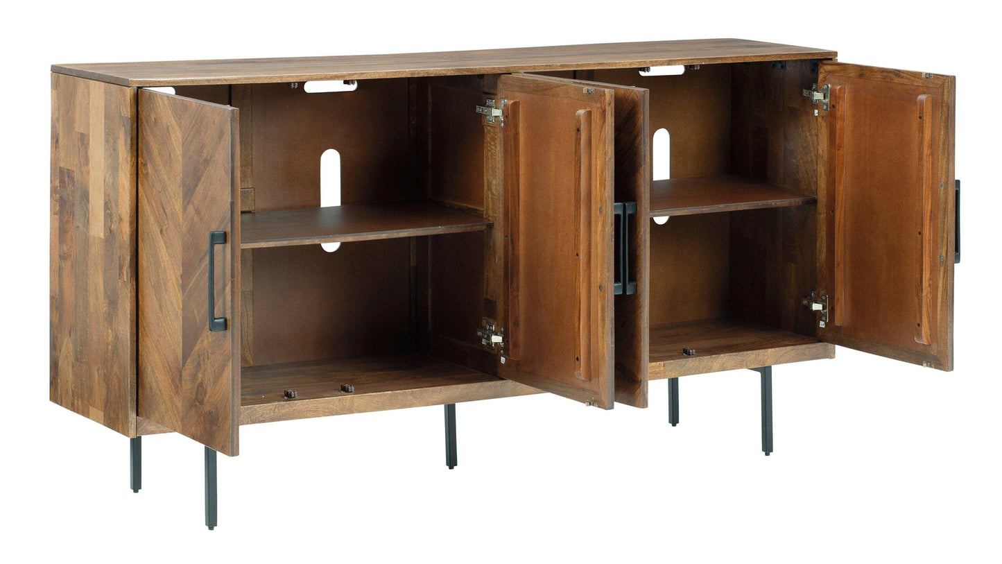 Prattville Brown Accent Cabinet