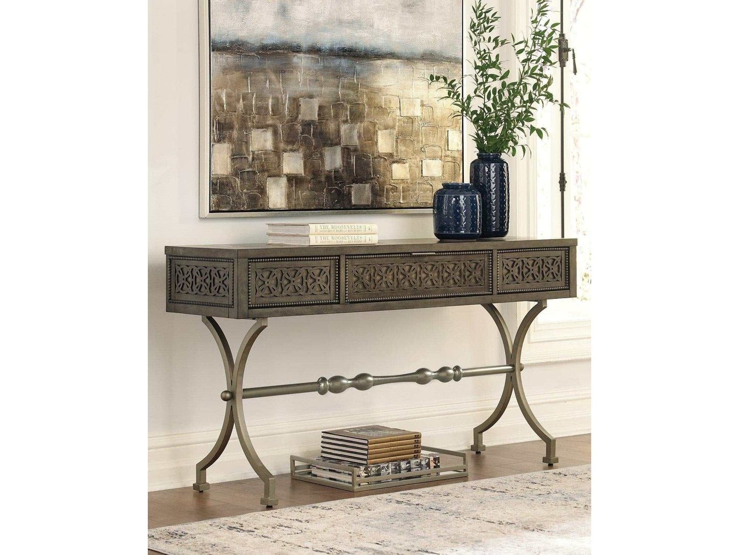 Quinnland Sofa/Console Table