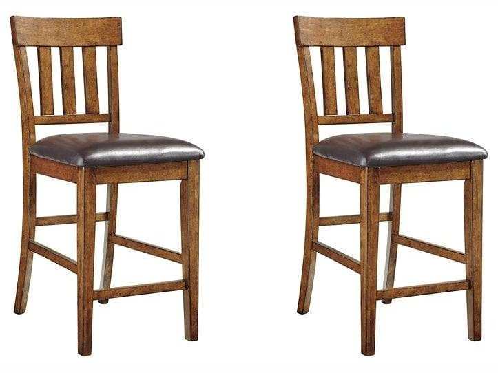 Ralene Medium Brown Bar Stool (Set of 2)