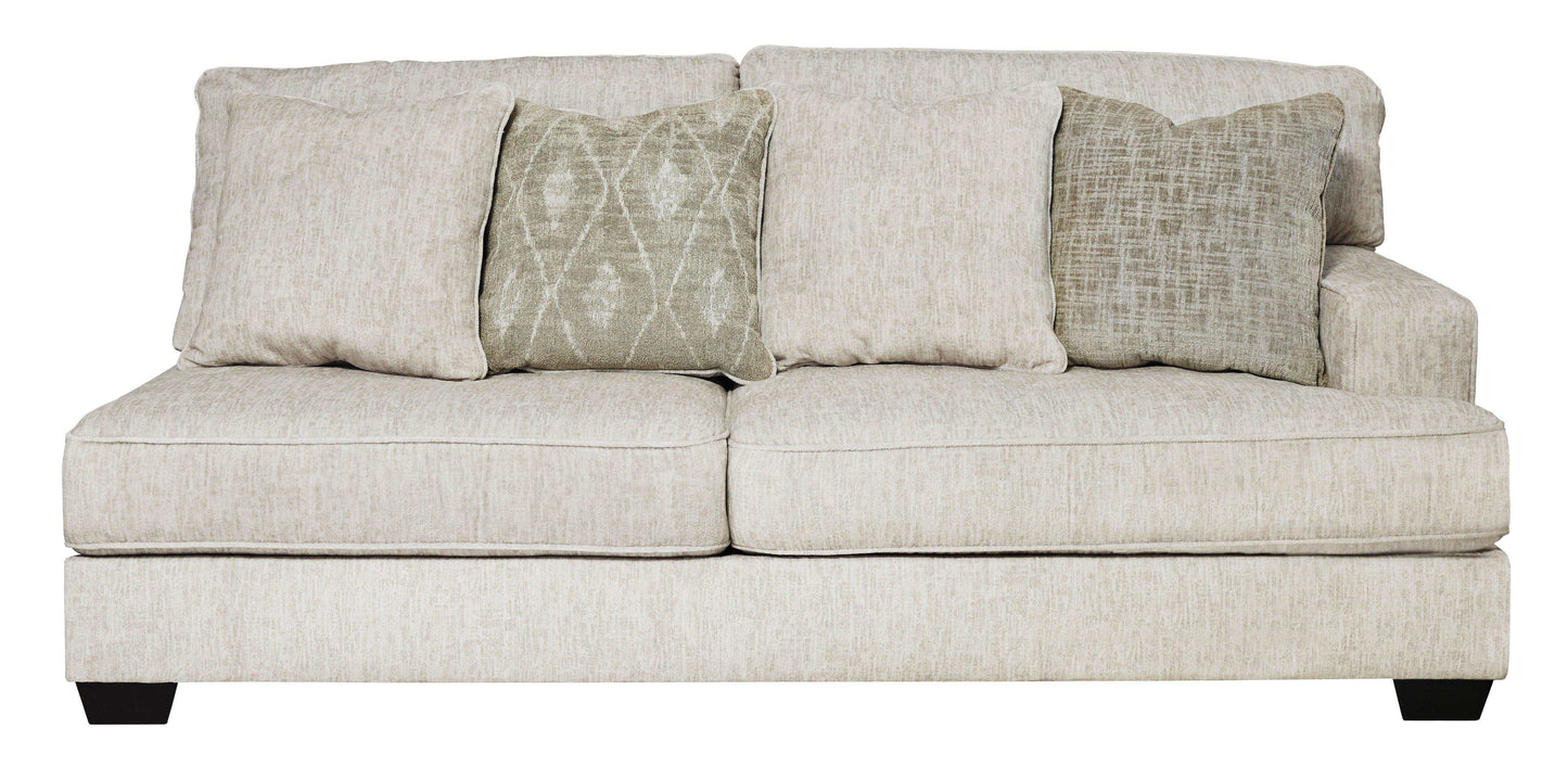 Rawcliffe Parchment 3pc Symmetrical Sectional Sofa