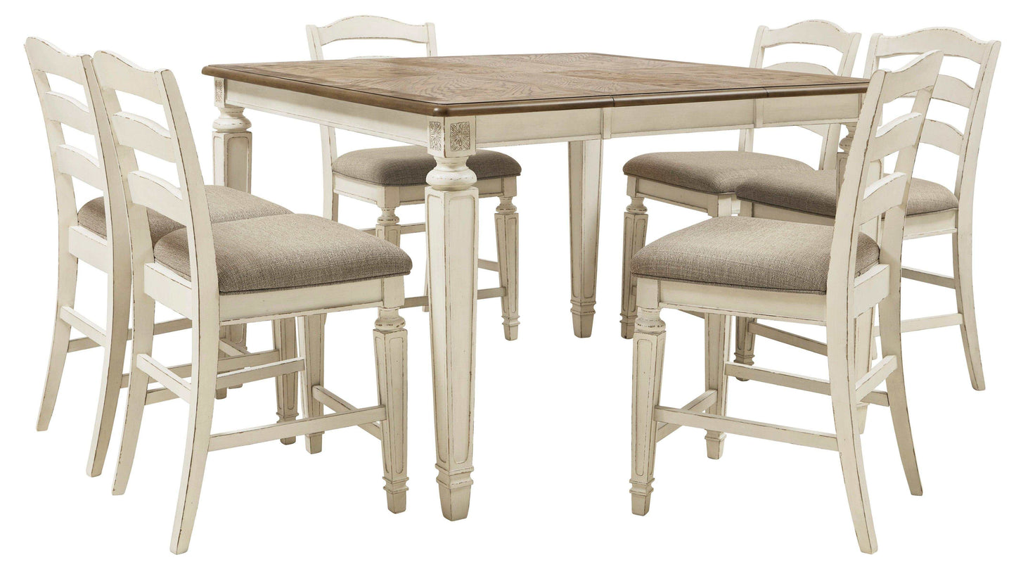 Realyn Counter Height Dining Room Set / 7pc