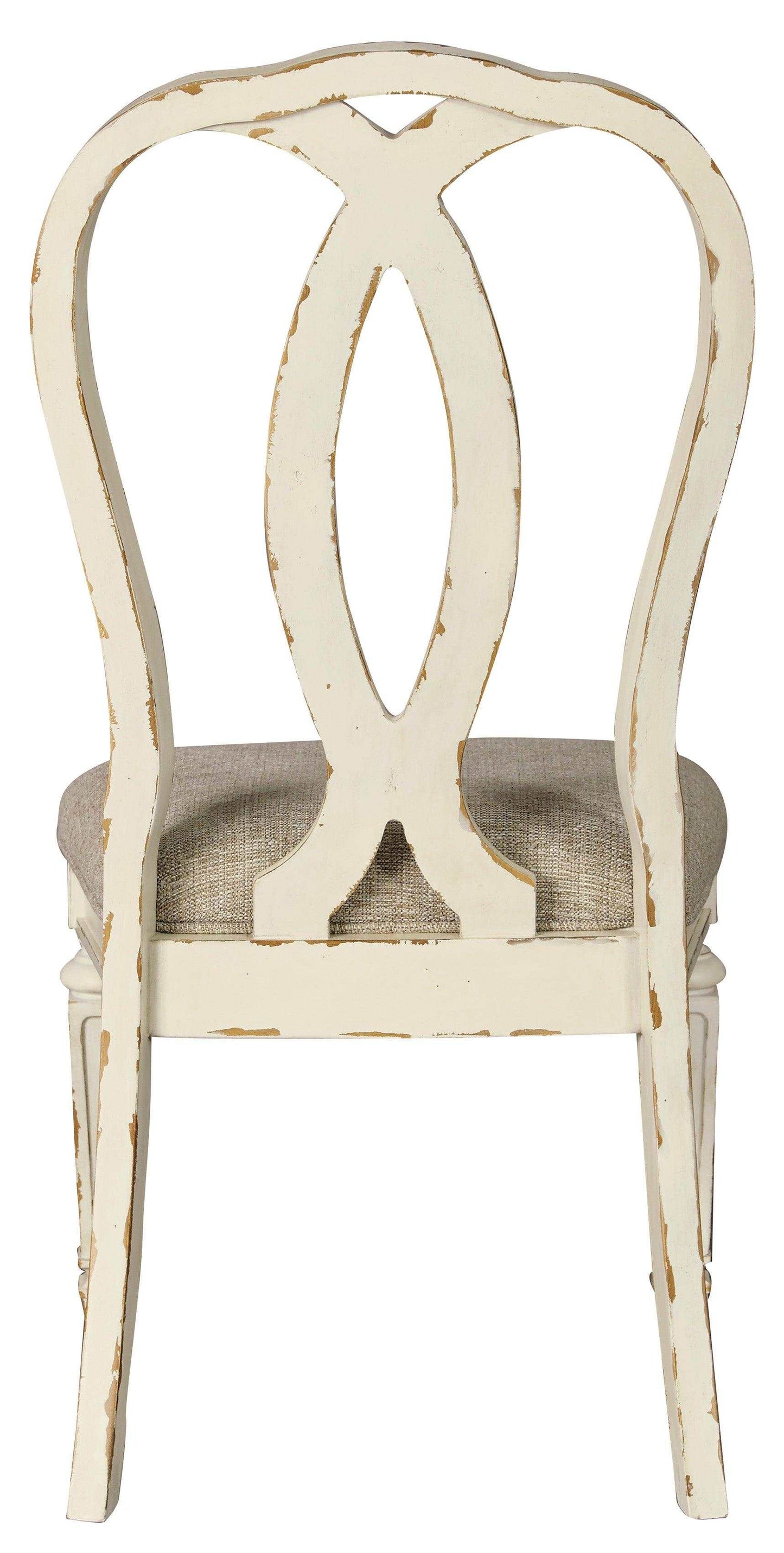 Realyn Chipped White Dining Chair (Set of 2)