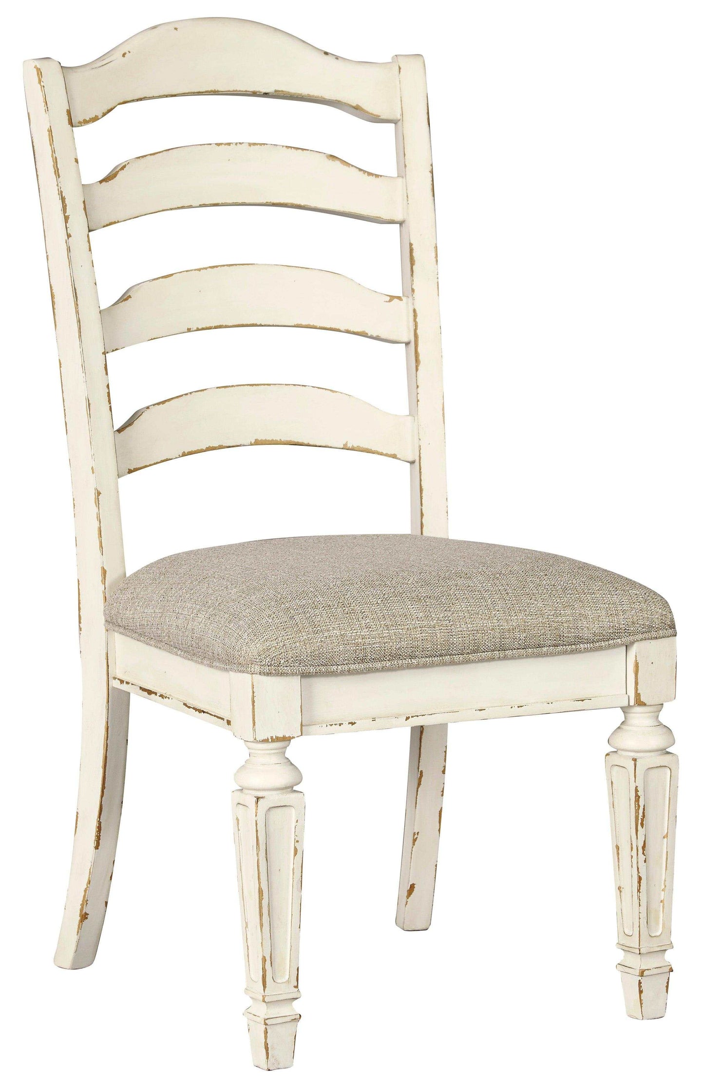 Realyn Chipped White Dining Chair (Set of 2)