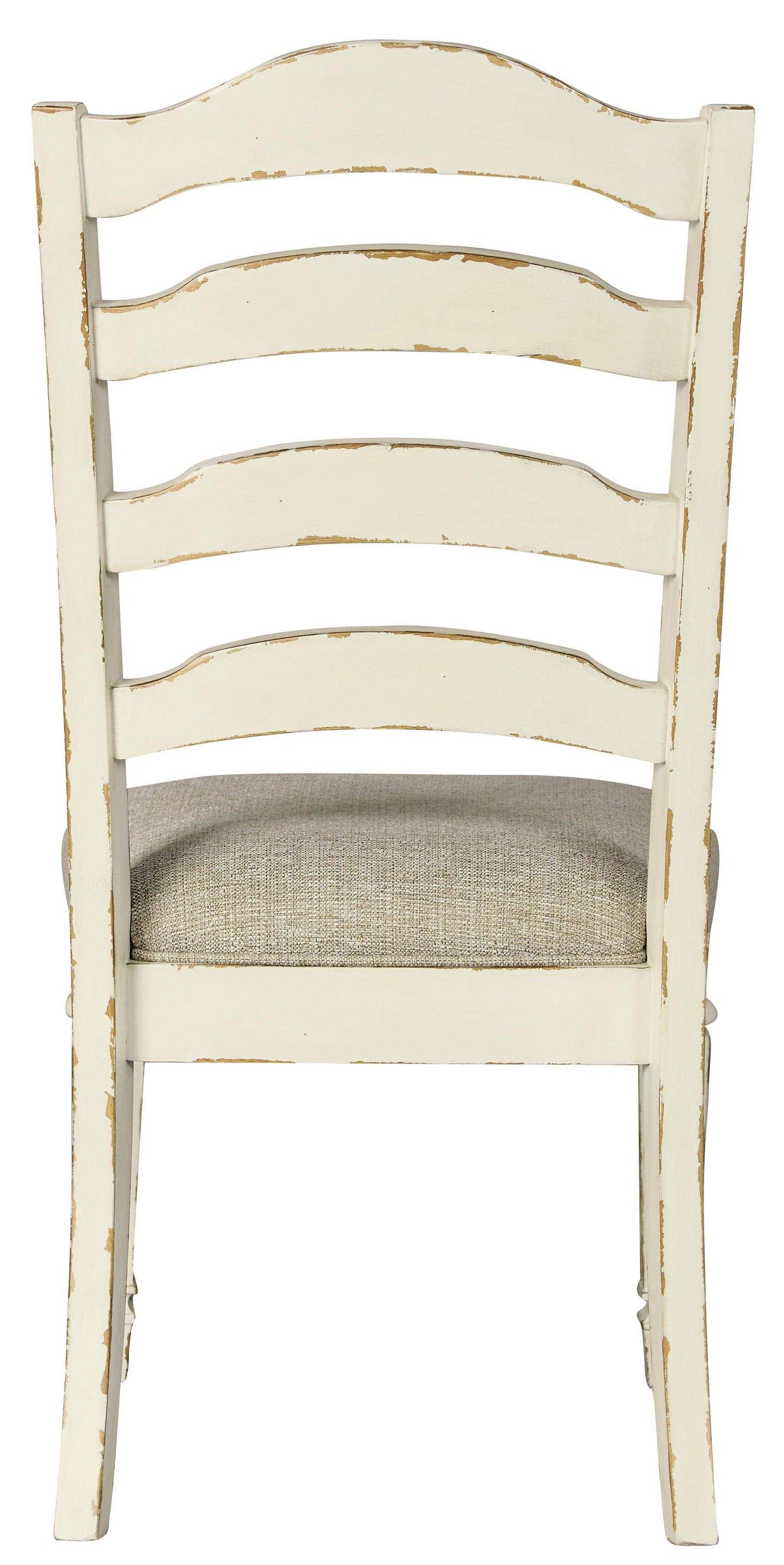 Realyn Chipped White Dining Chair (Set of 2)