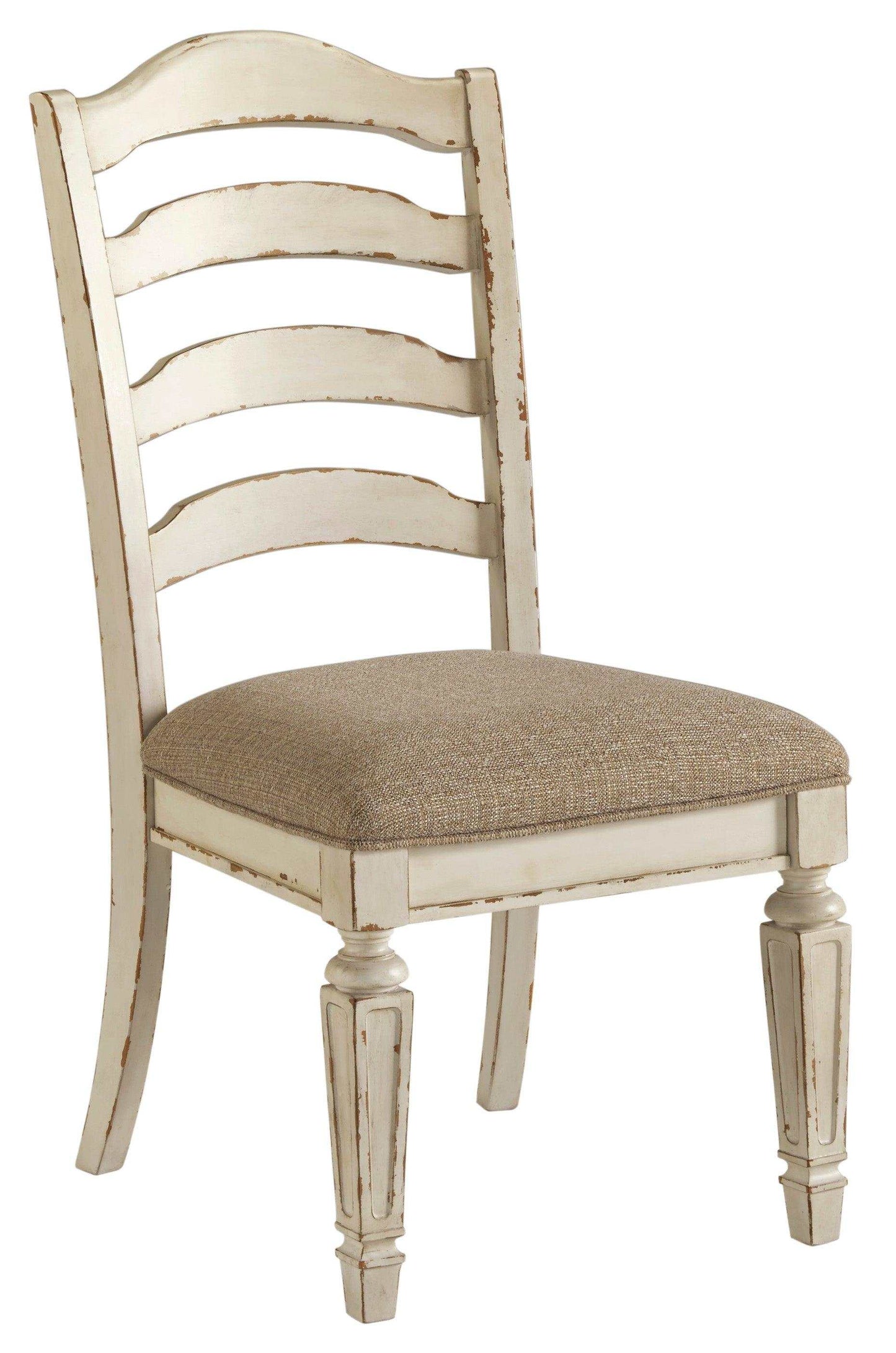 Realyn Chipped White Dining Chair (Set of 2)