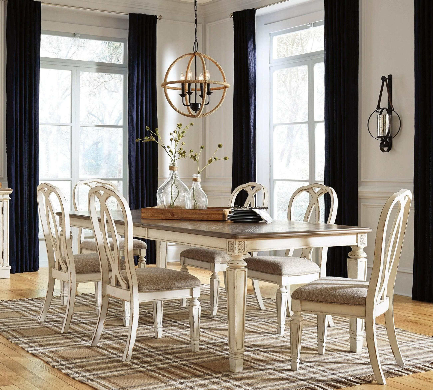 Realyn Dining Table w/ Extension Leaf