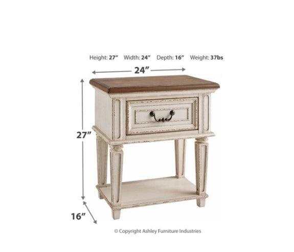 Realyn Nightstand w/ One Drawer