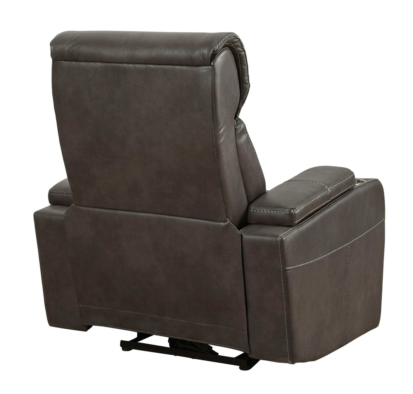 Screen Time Graphite Power Recliner w/ LED