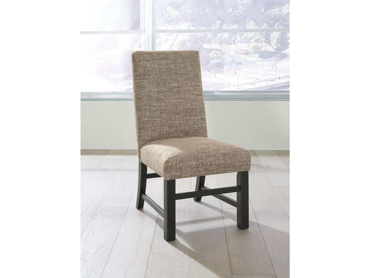 Sommerford Black & Brown Dining Side Chair (Set of 2)