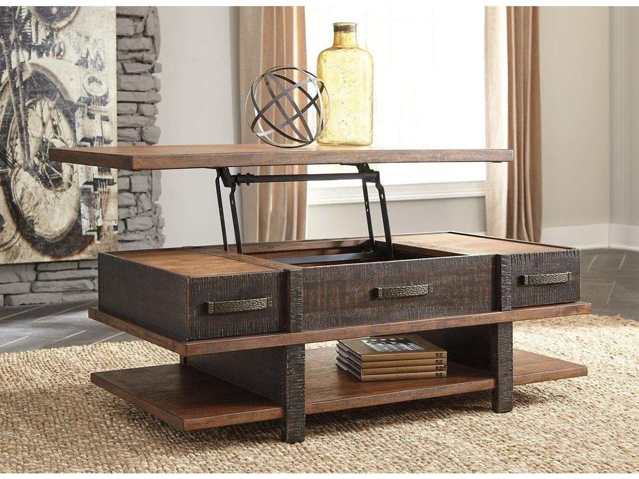 Stanah Two-tone Lift Top Coffee Table