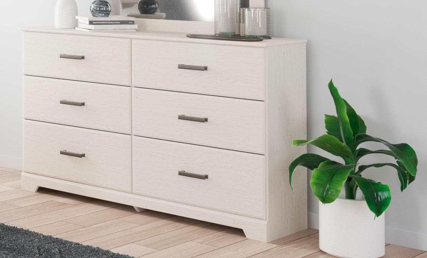 Stelsie White Dresser