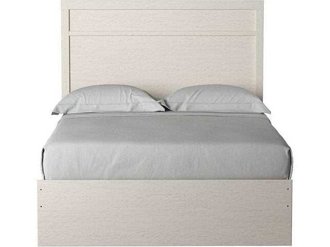 Stelsie White Full Panel Bed