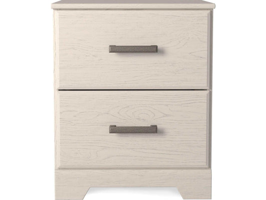 Stelsie White Nightstand