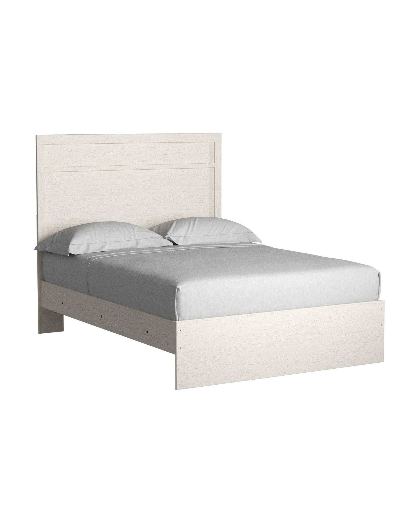 Stelsie White Queen Panel Bed