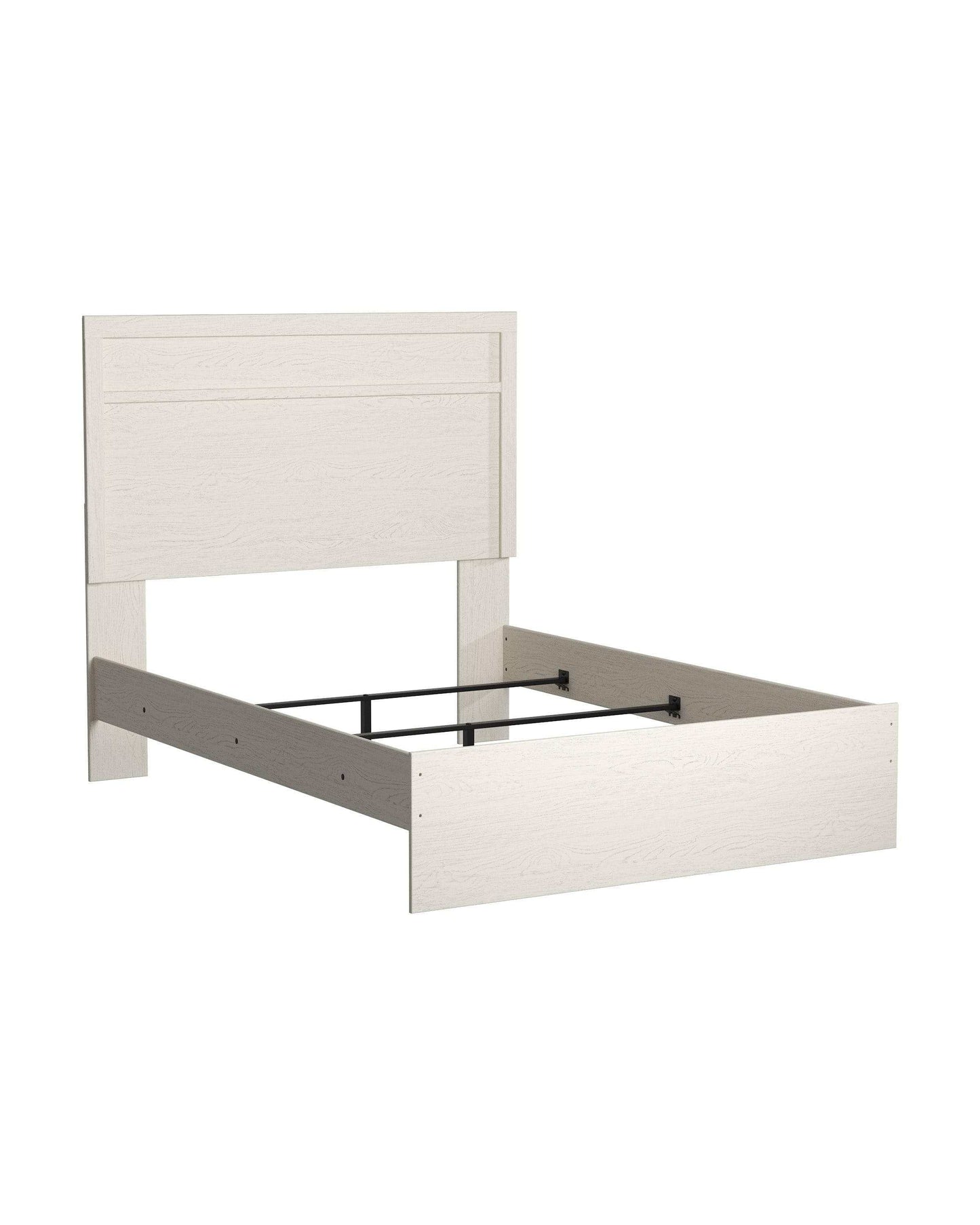 Stelsie White Queen Panel Bed