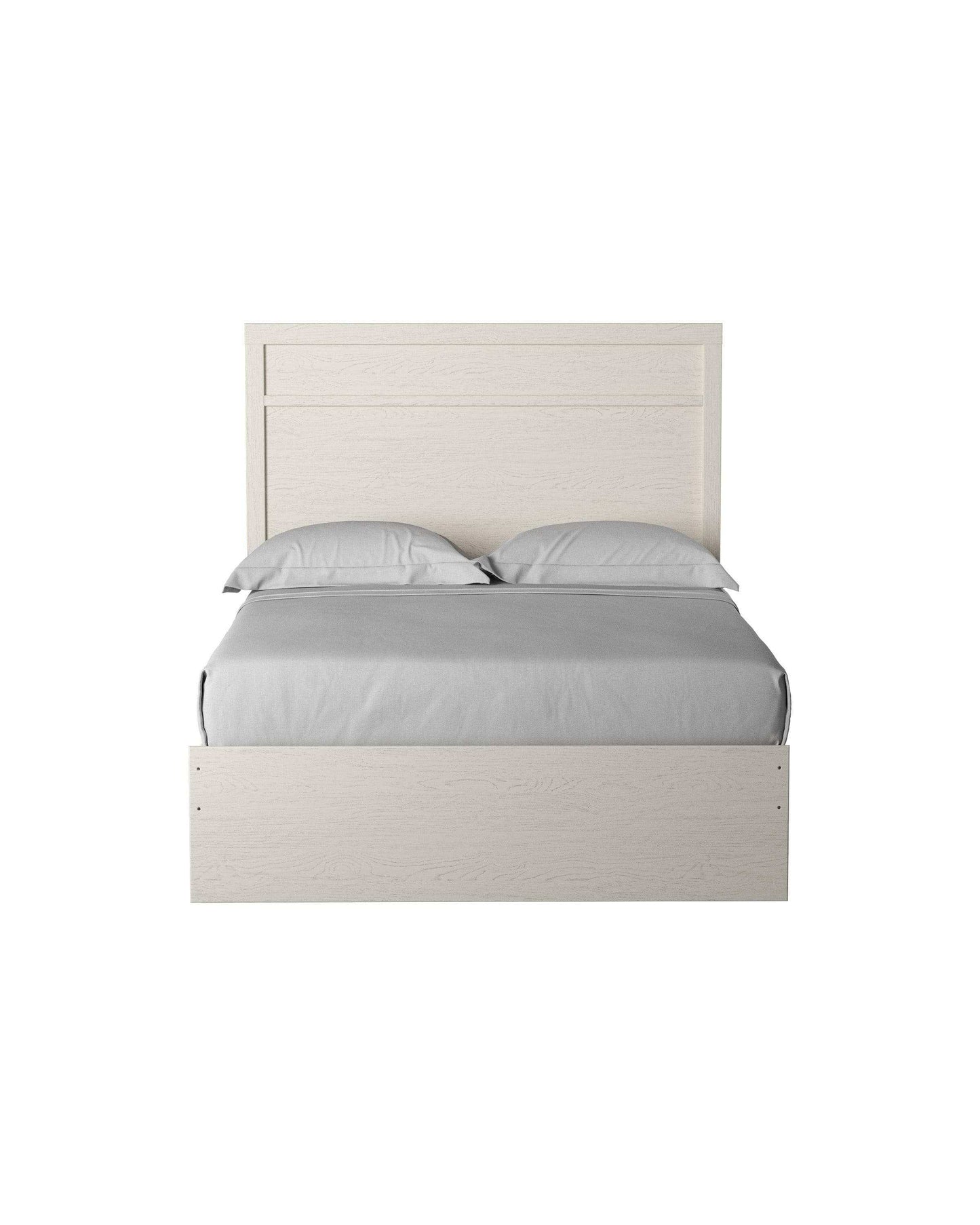 Stelsie White Queen Panel Bed