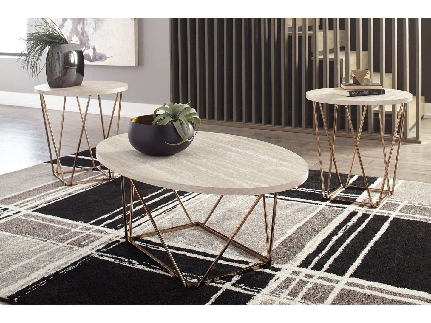 Tarica Coffee Table Set / 3pc