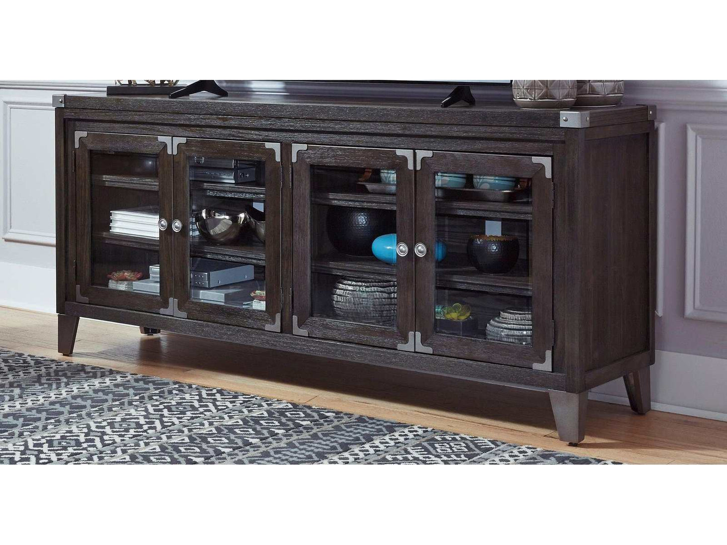 Todoe Gray 70" Extra Large TV Stand