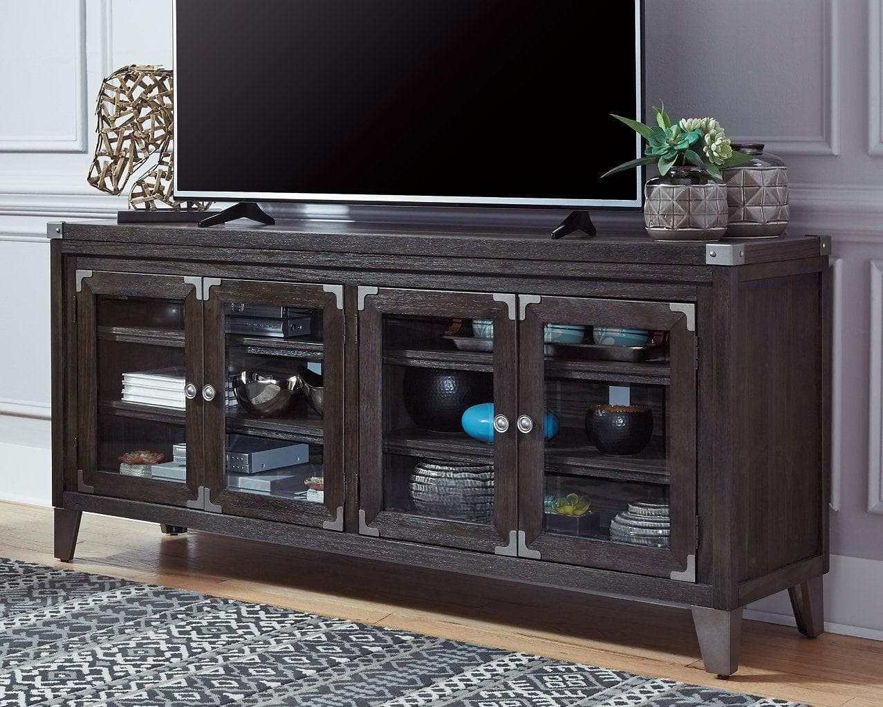 Todoe Gray 70" Extra Large TV Stand