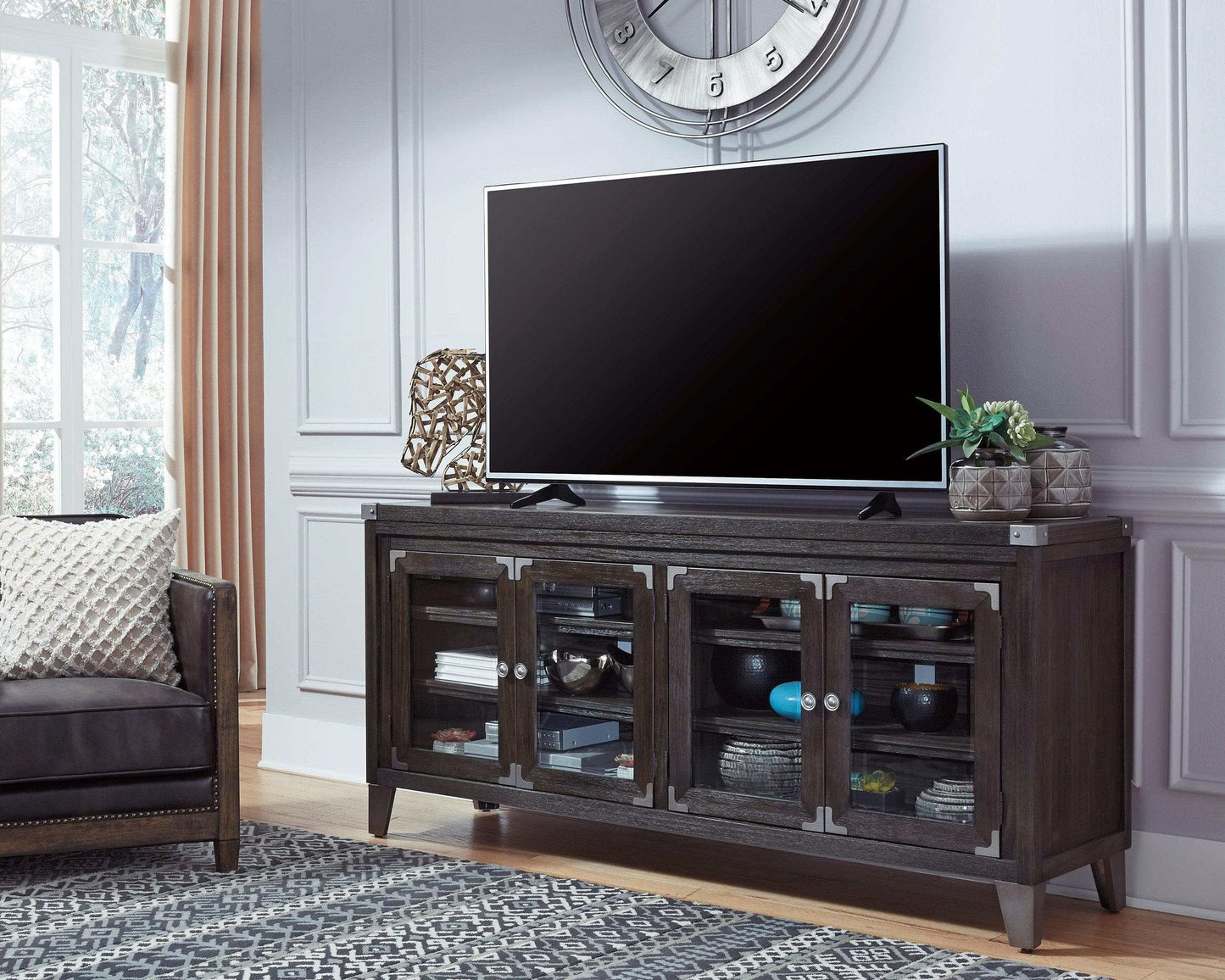 Todoe Gray 70" Extra Large TV Stand