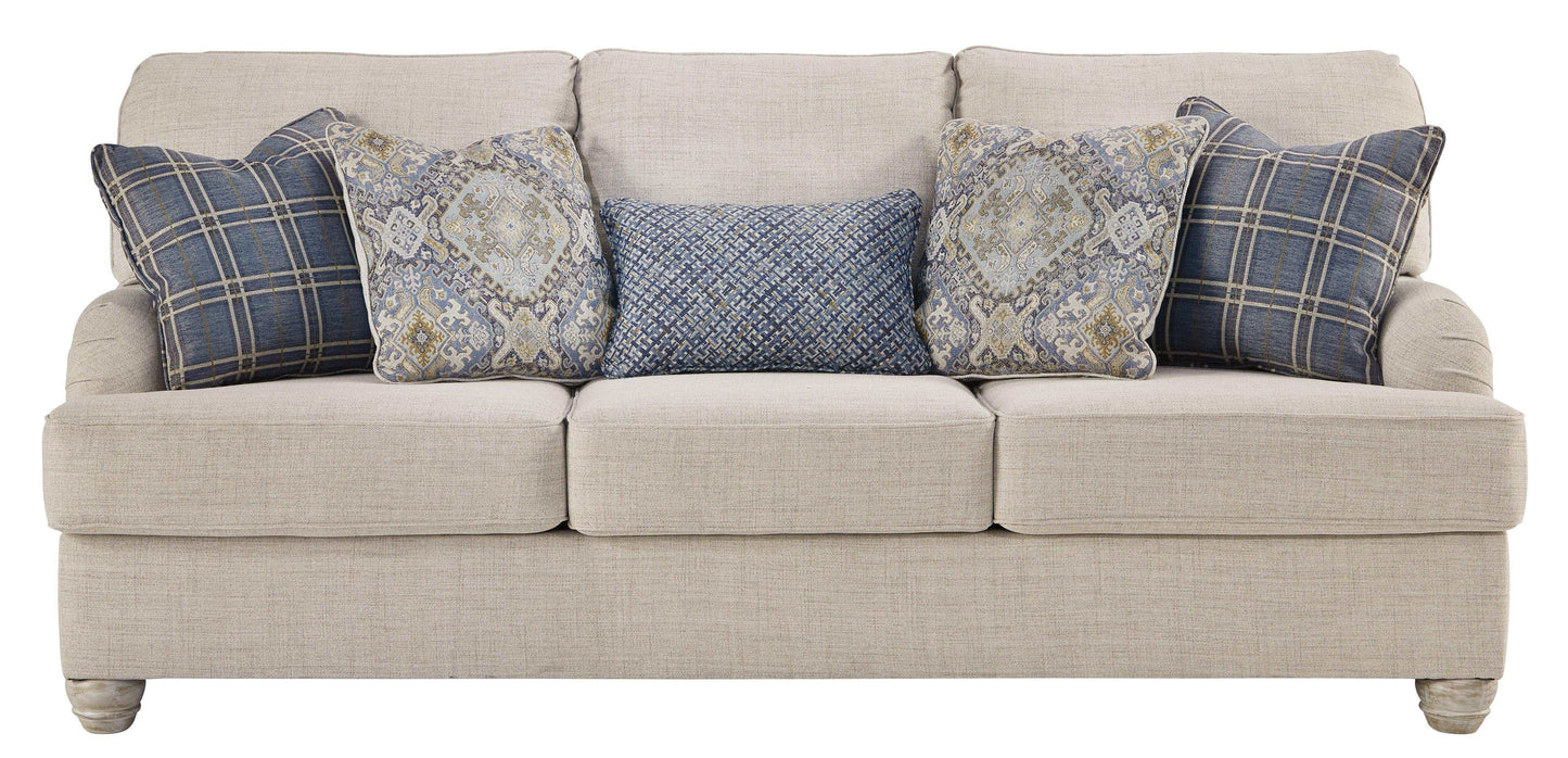 Traemore Beige Linen Queen Sofa Sleeper