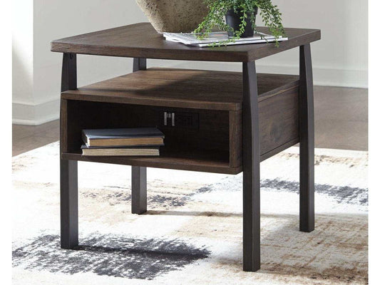 Vailbry Brown End Table