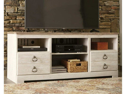 Willowton 64" TV Stand w/ Fireplace Option