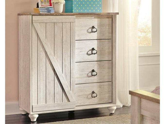 Willowton Whitewash Dressing Chest